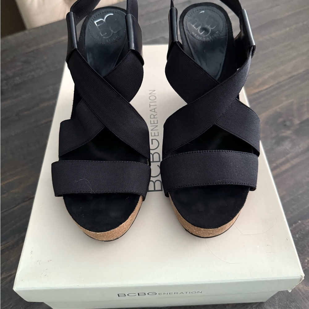 BCBGeneration Women's Black Sandals